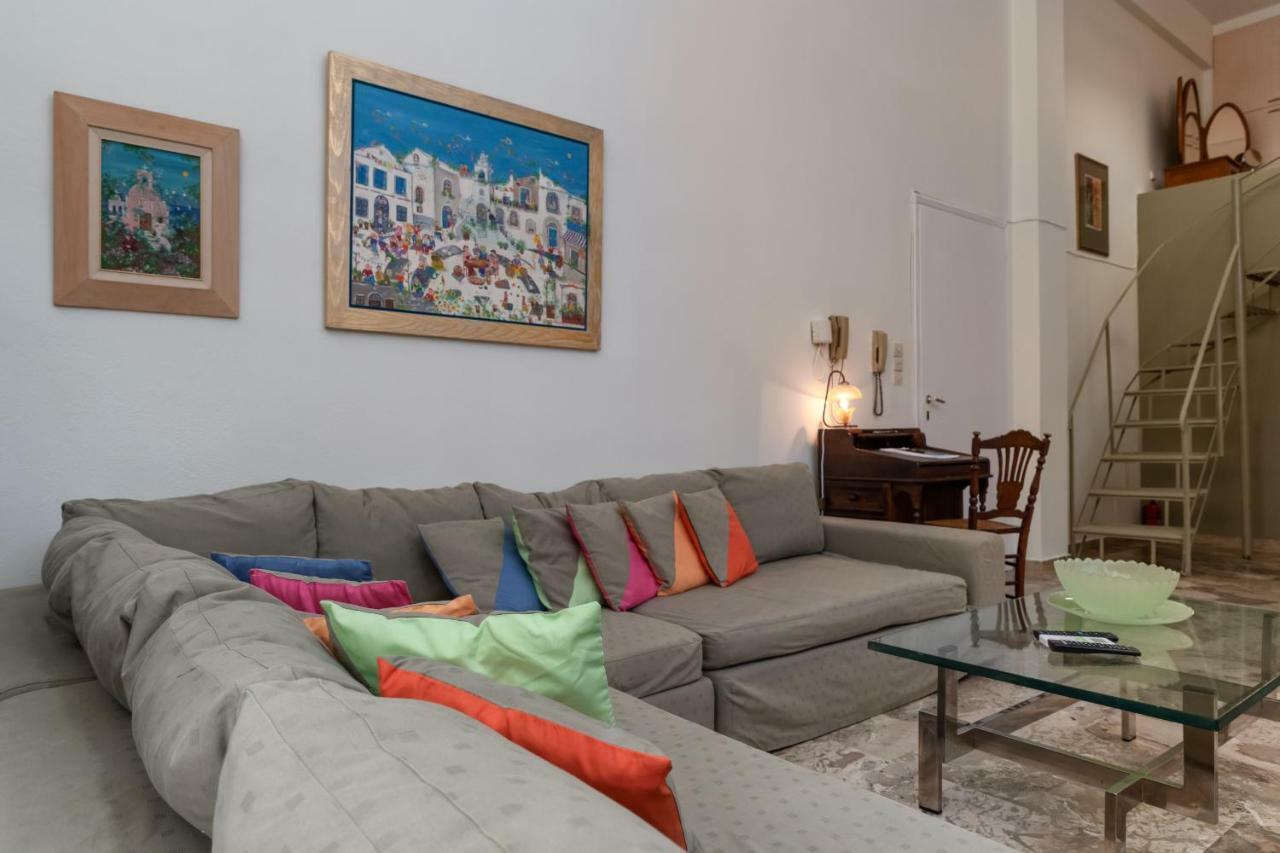 Acropolis Koukaki Loft Private Garden Lägenhet Aten Exteriör bild