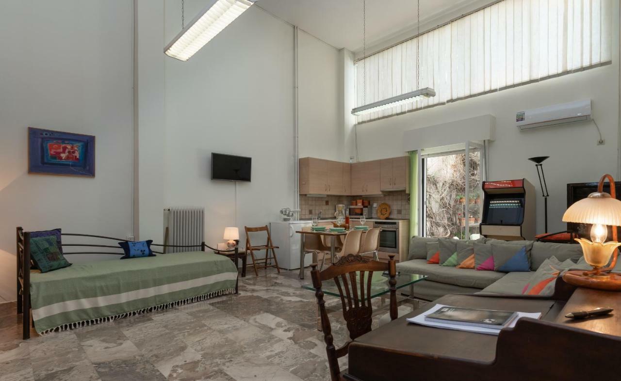 Acropolis Koukaki Loft Private Garden Lägenhet Aten Exteriör bild