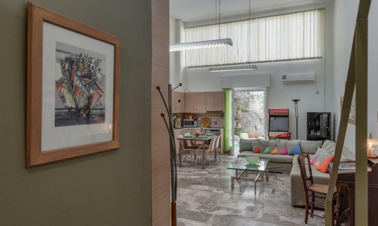 Acropolis Koukaki Loft Private Garden Lägenhet Aten Exteriör bild