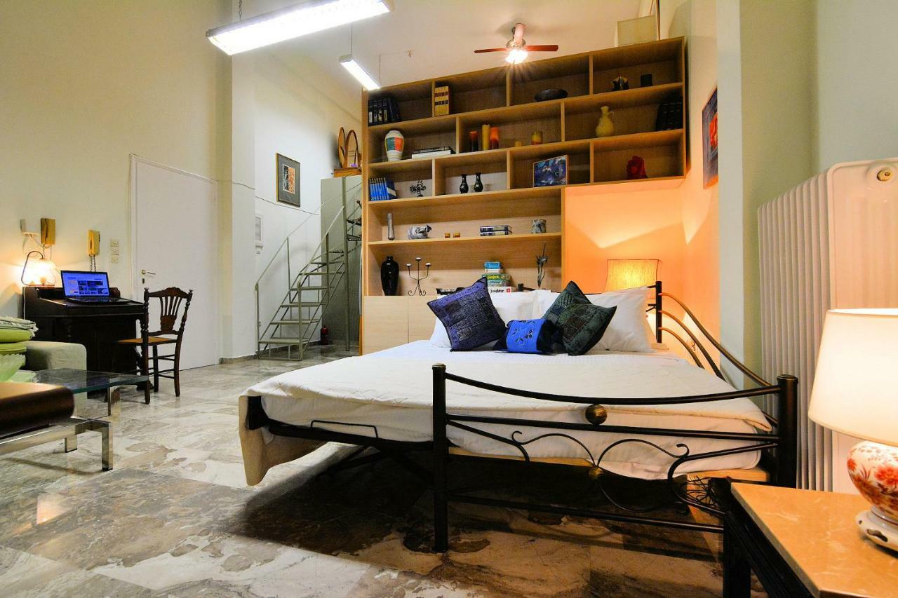 Acropolis Koukaki Loft Private Garden Lägenhet Aten Exteriör bild